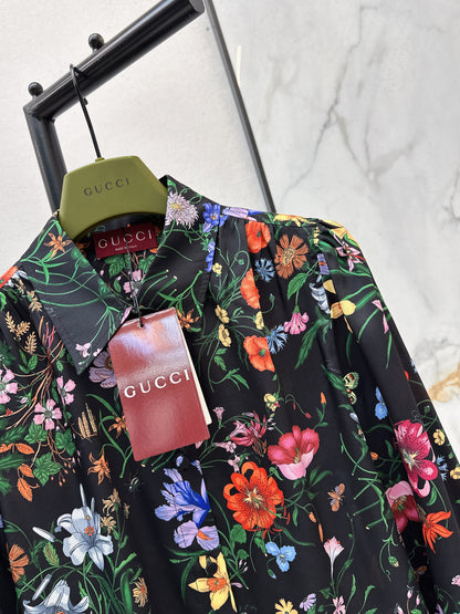 Floral Silk Shirt