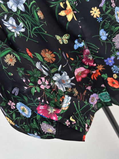 Floral Silk Shirt