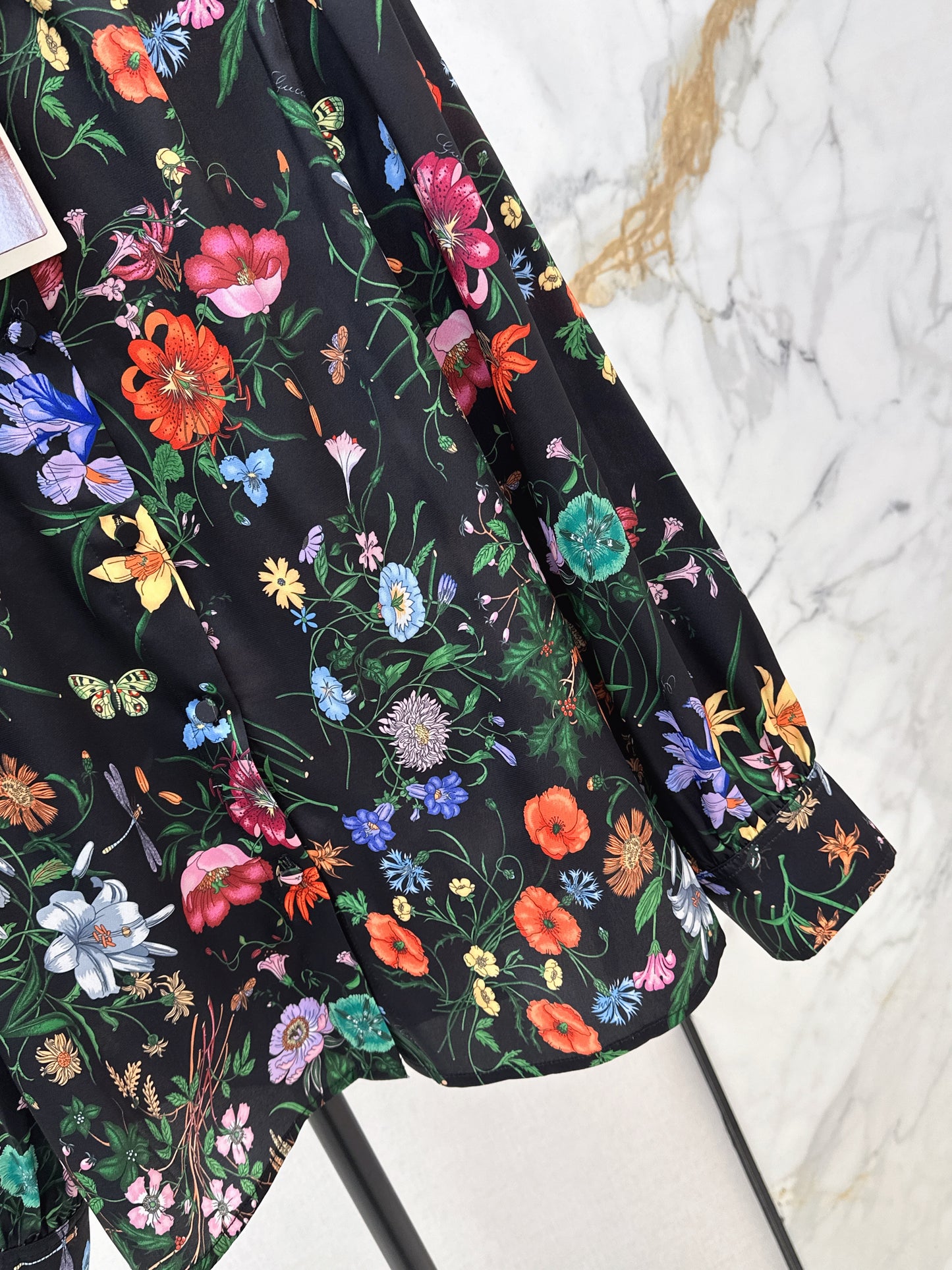 Floral Silk Shirt