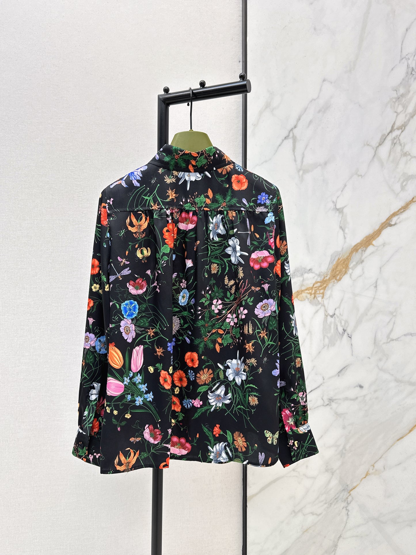 Floral Silk Shirt