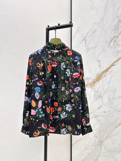 Floral Silk Shirt