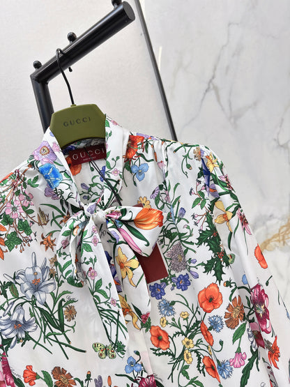 Floral Silk Shirt