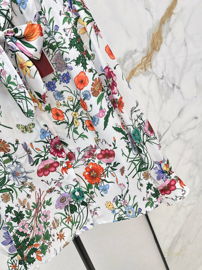 Floral Silk Shirt