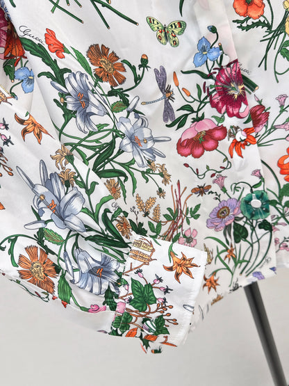 Floral Silk Shirt