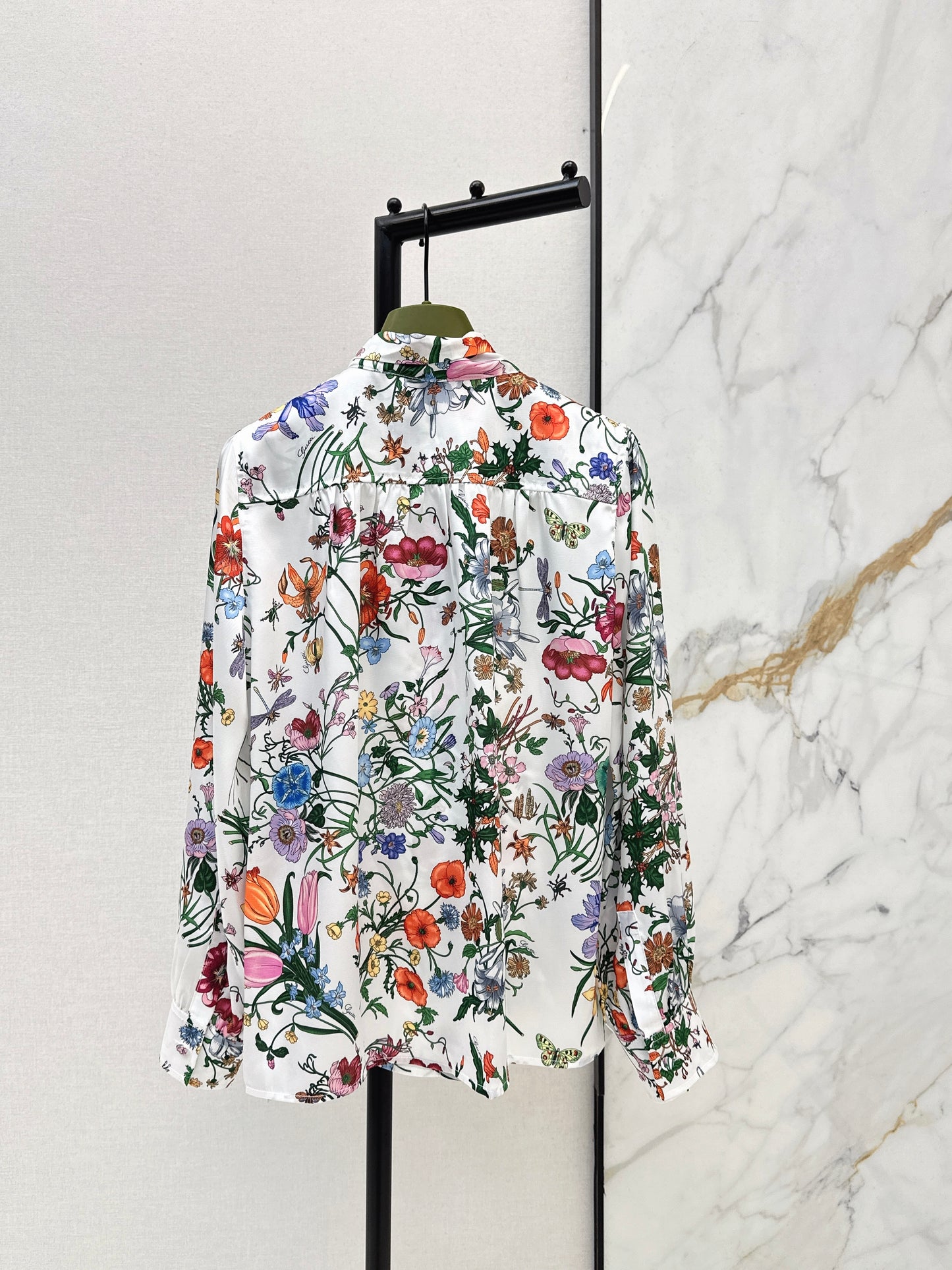 Floral Silk Shirt