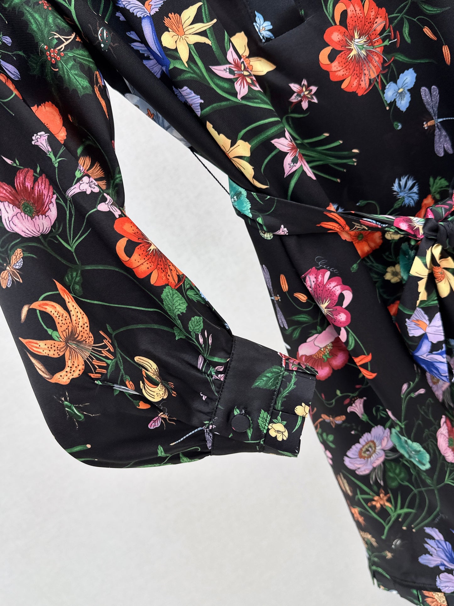 Floral Silk Dress