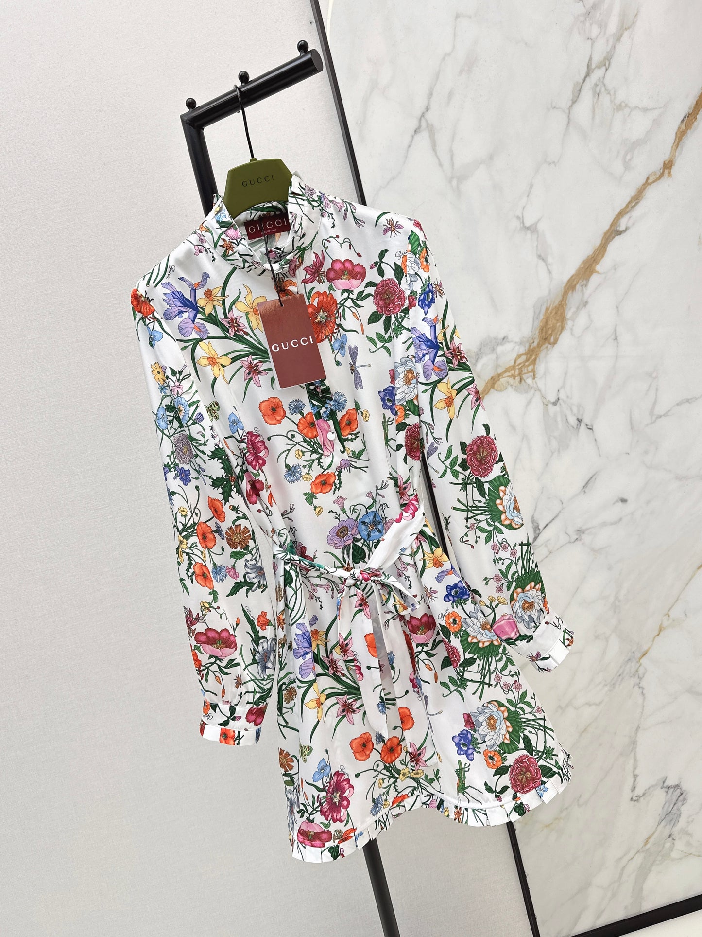 Floral Silk Dress