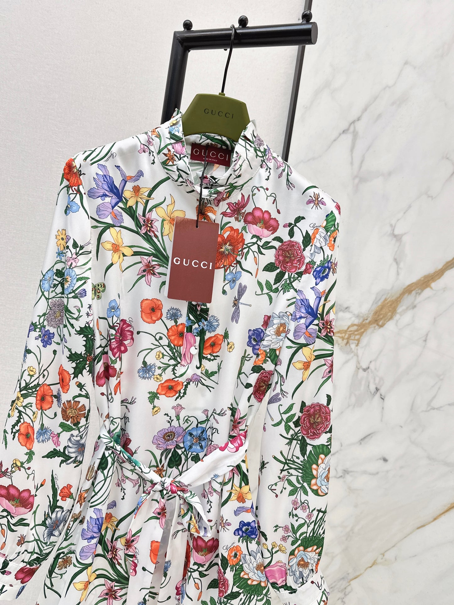 Floral Silk Dress
