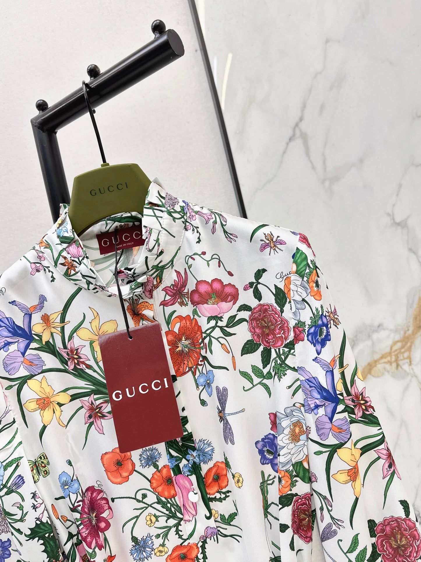 Floral Silk Dress