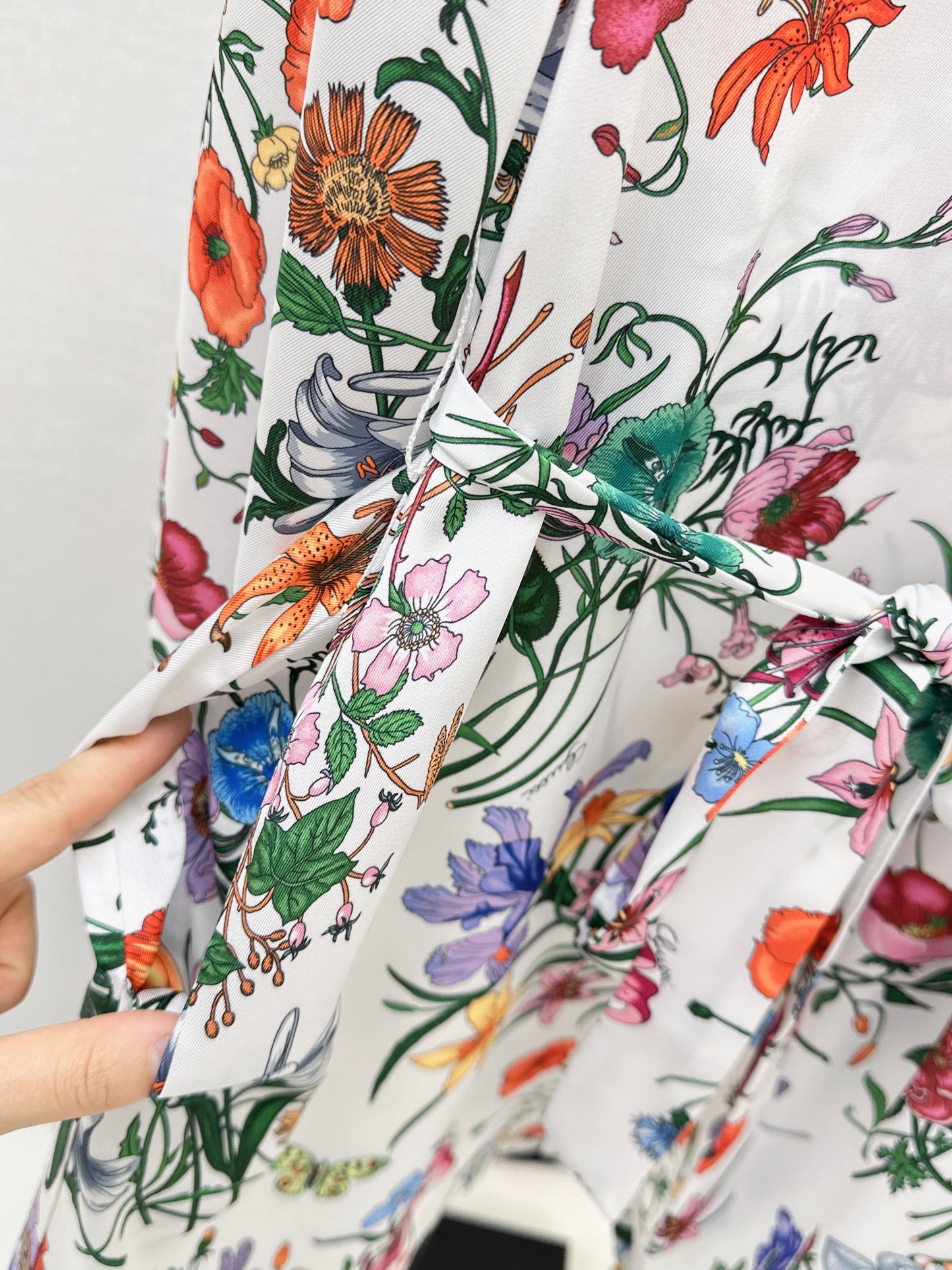 Floral Silk Dress