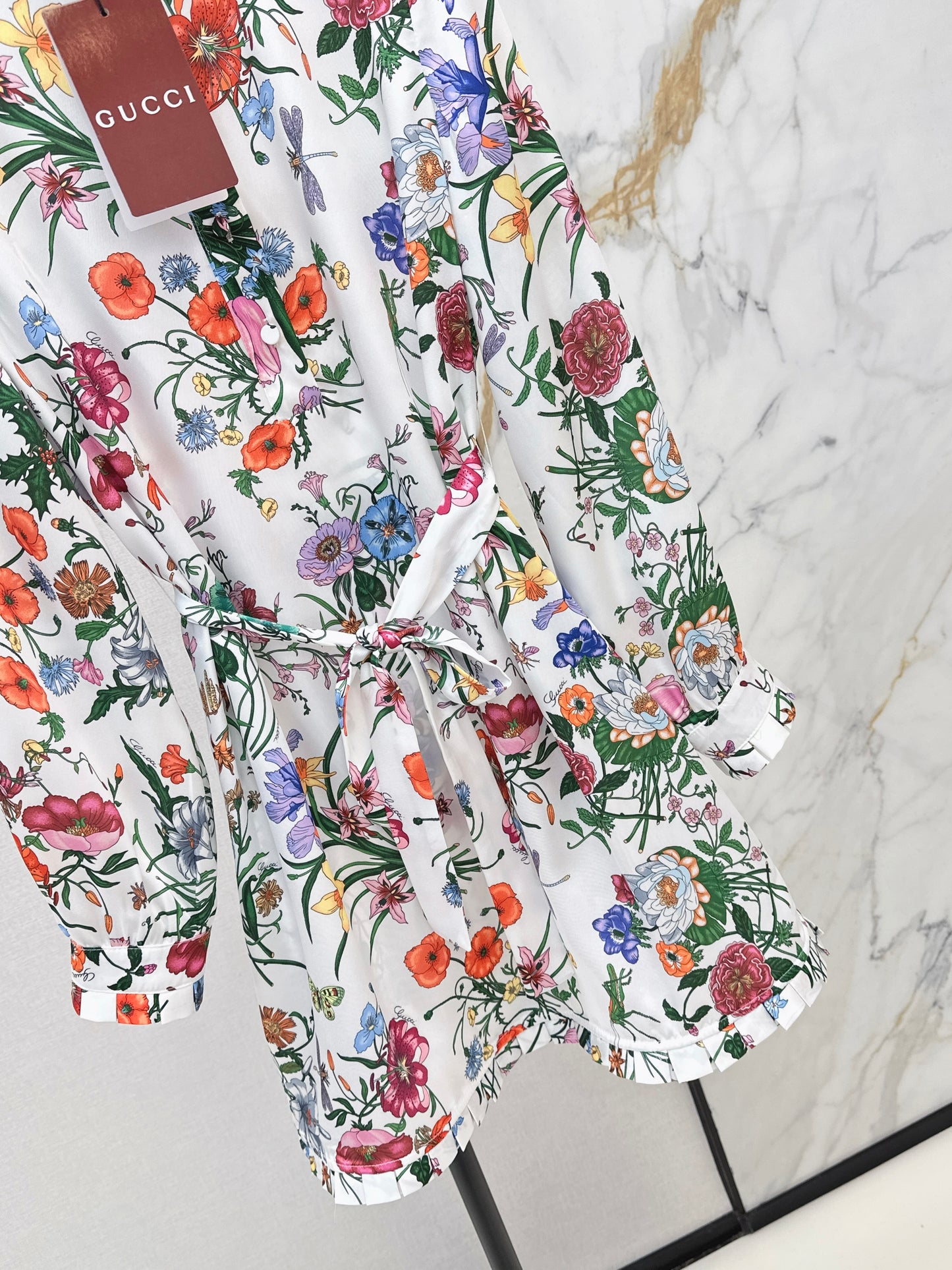 Floral Silk Dress