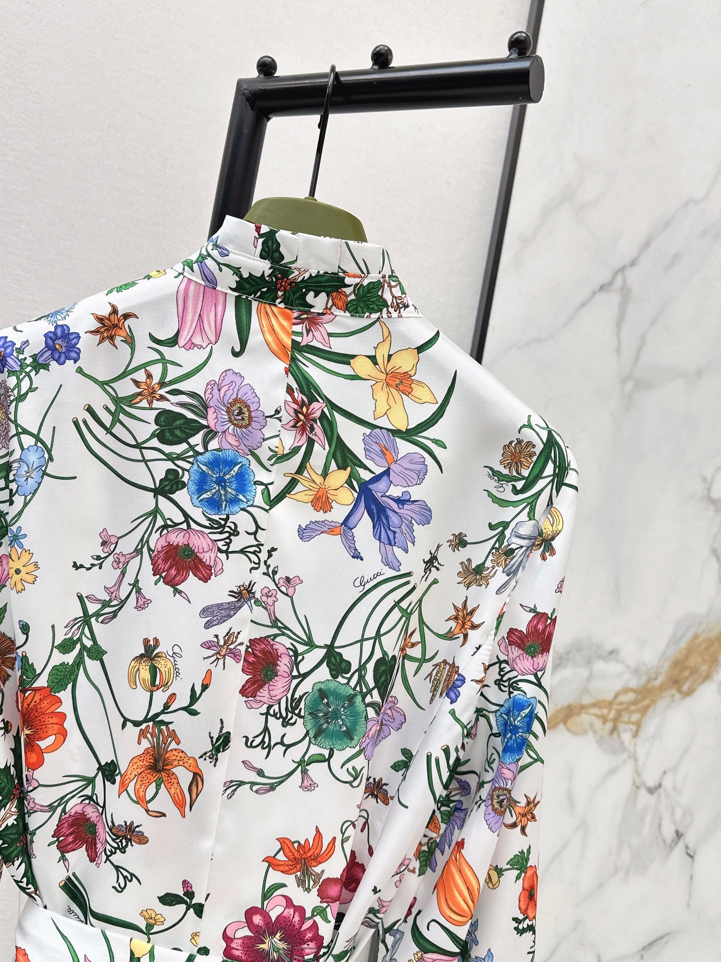 Floral Silk Dress