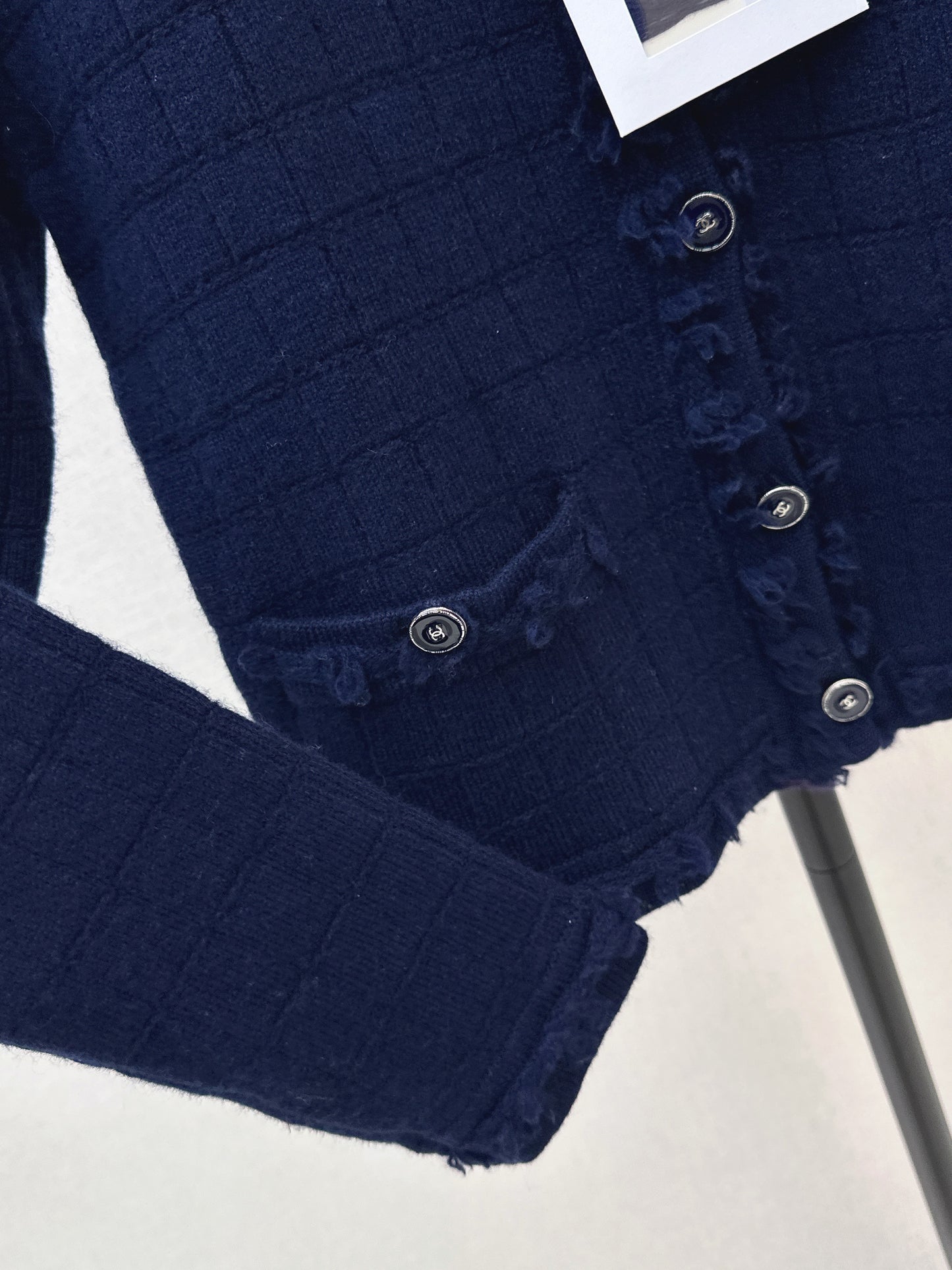 Crew Neck Knit Cardigan
