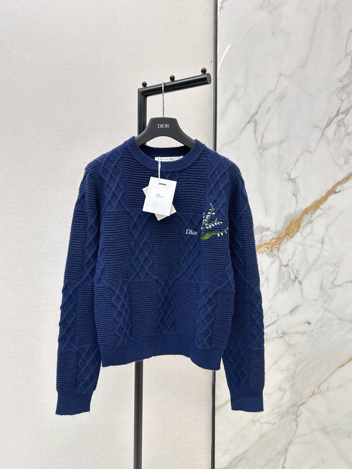 Lily of the Valley Embroidered Sweater