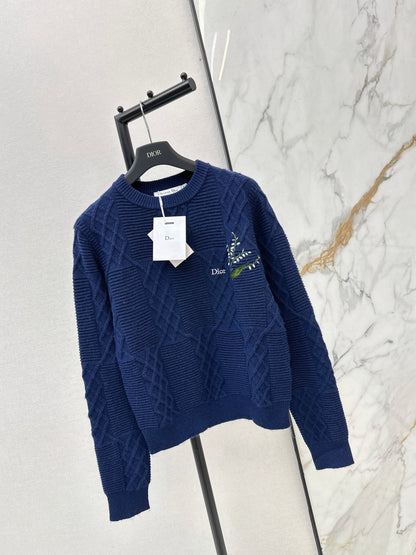 Lily of the Valley Embroidered Sweater