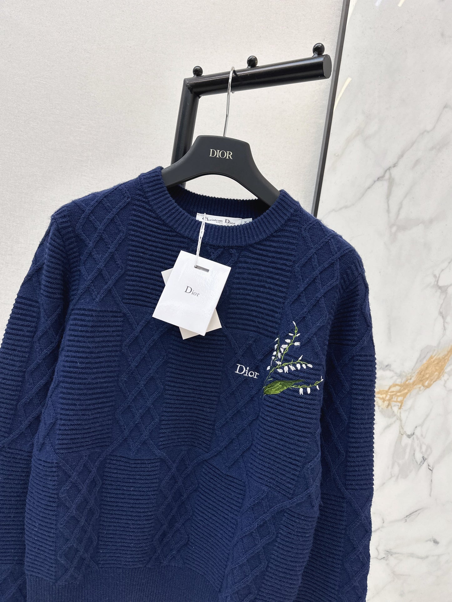 Lily of the Valley Embroidered Sweater