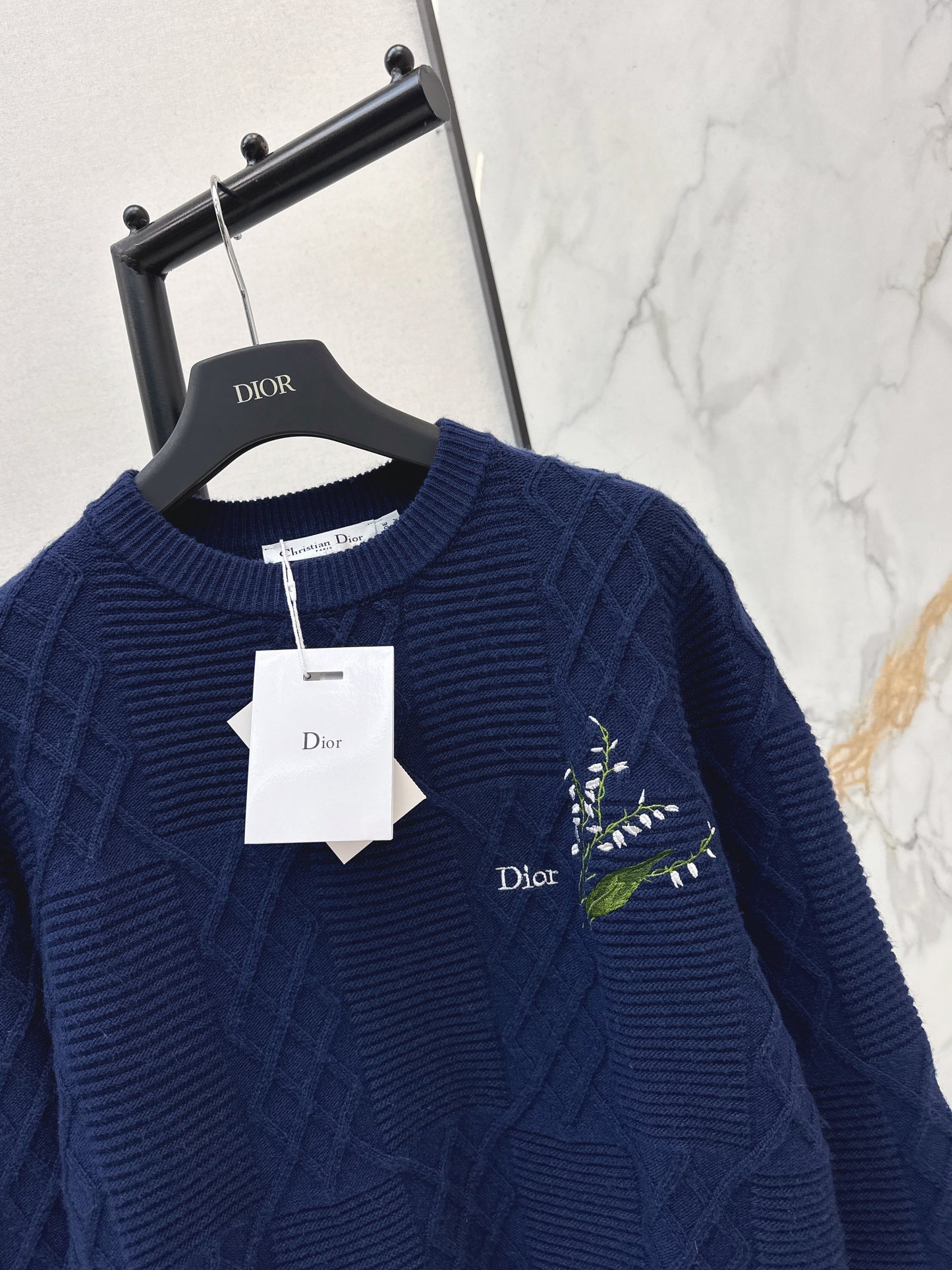 Lily of the Valley Embroidered Sweater