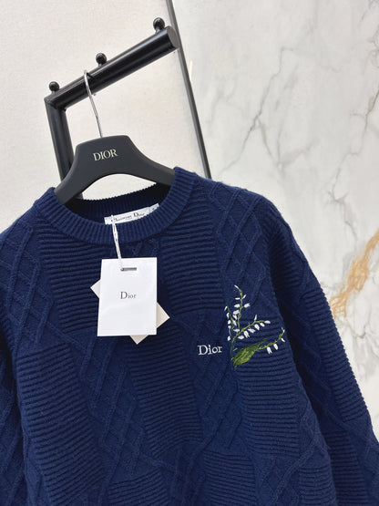 Lily of the Valley Embroidered Sweater