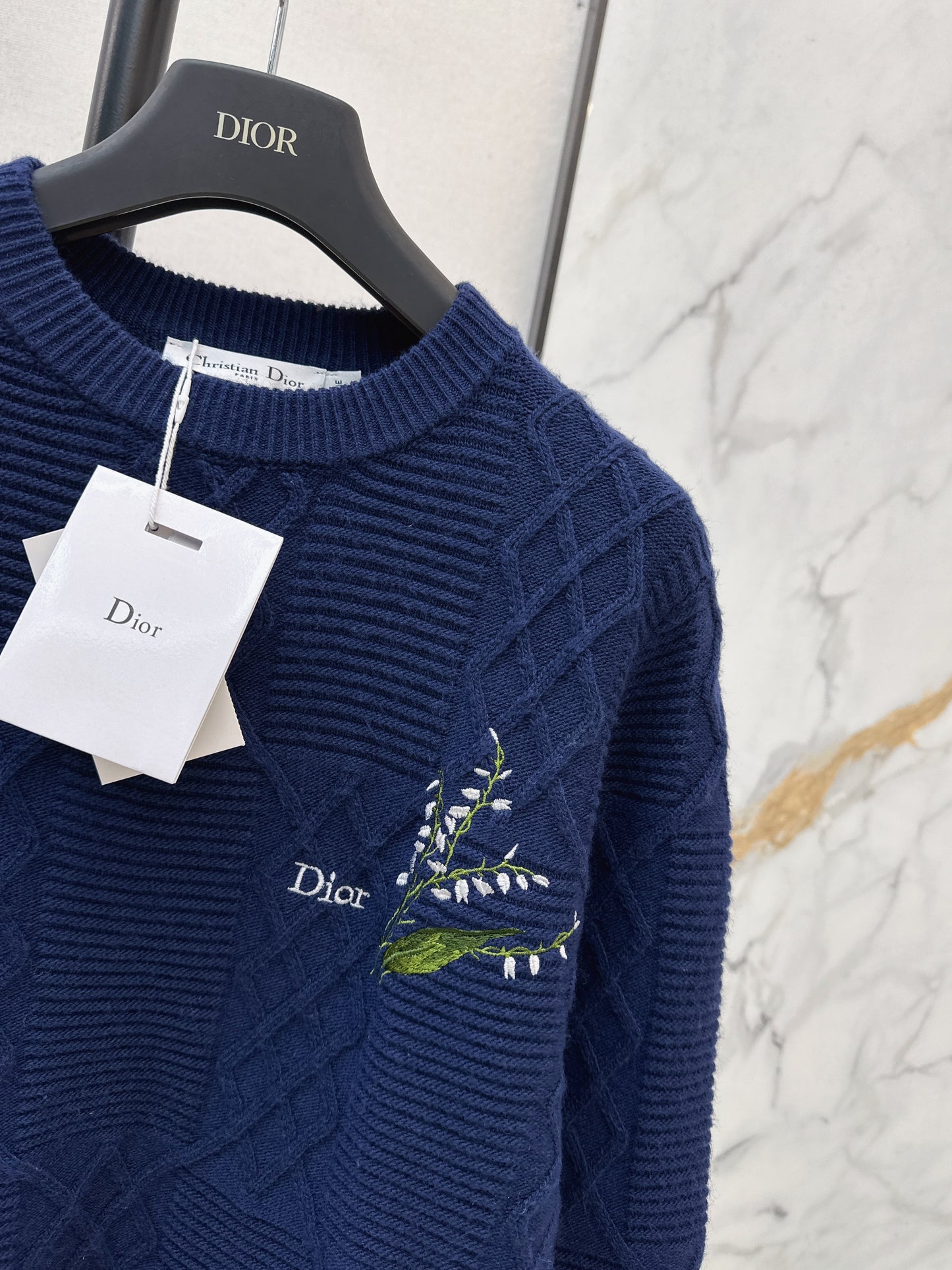 Lily of the Valley Embroidered Sweater