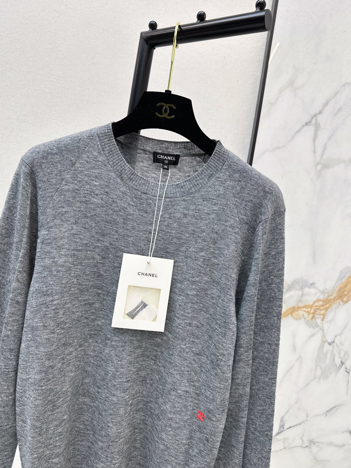 Grey base layer top