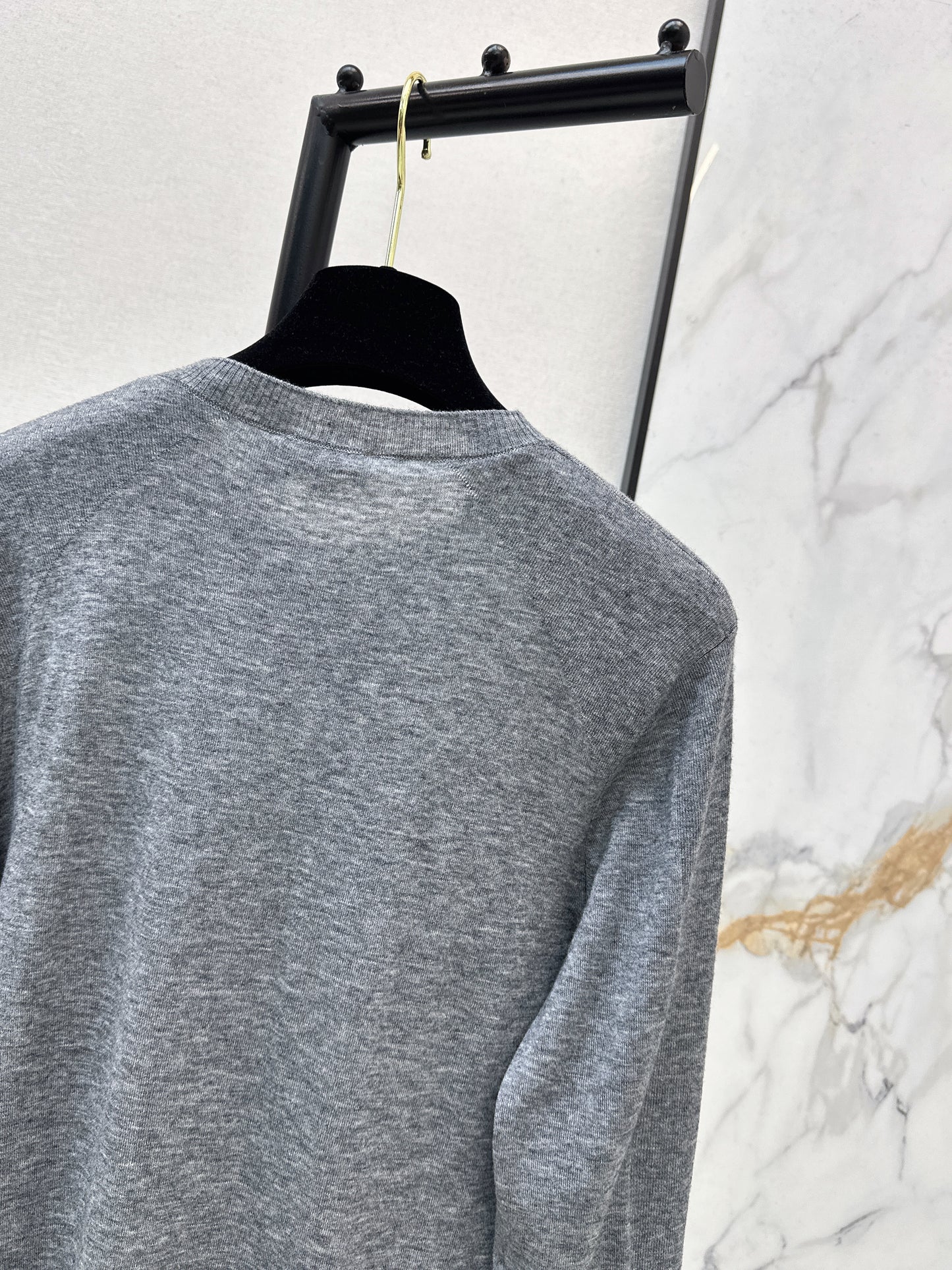 Grey base layer top