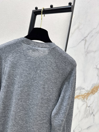 Grey base layer top