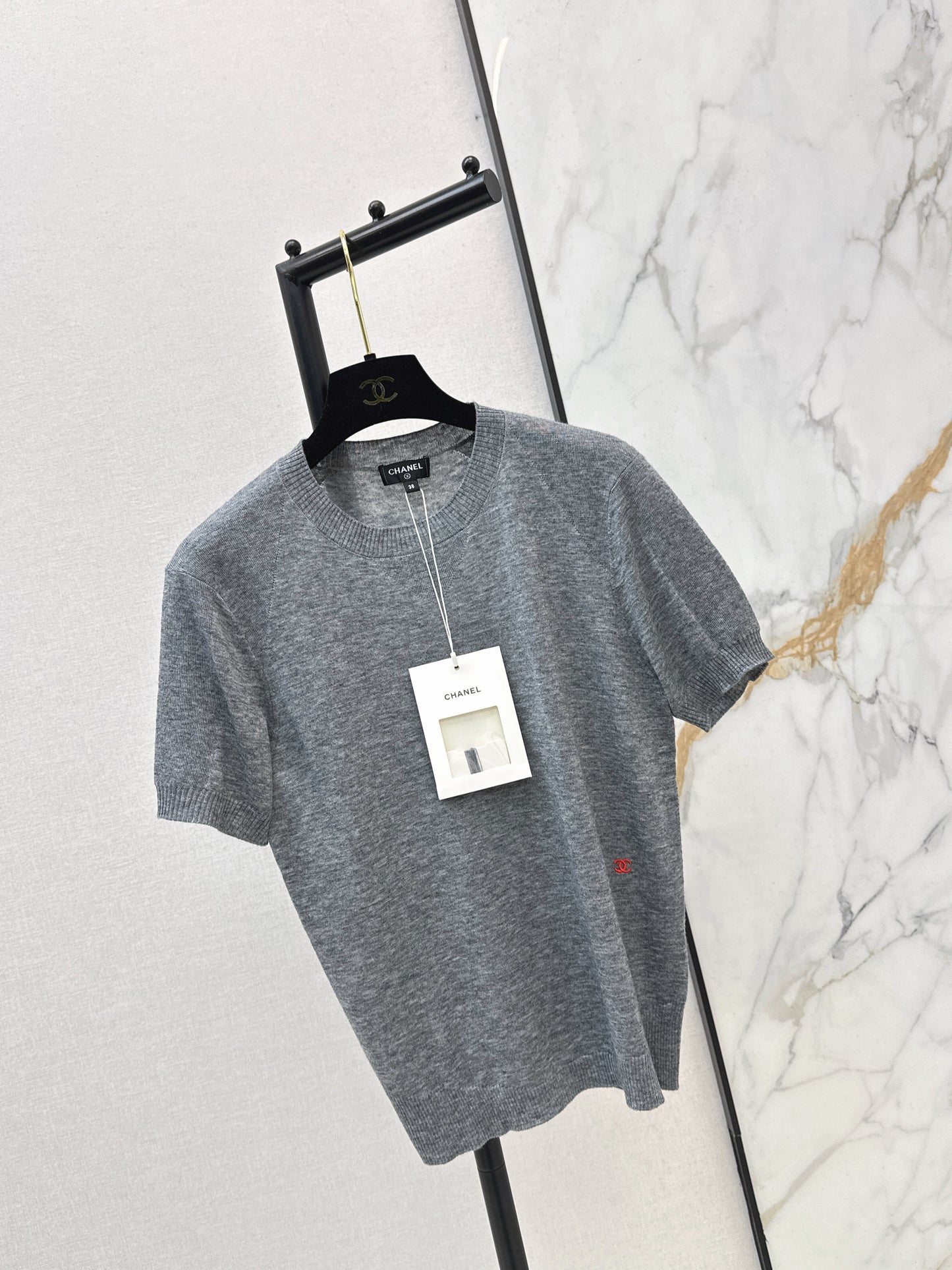 Knitted Short-Sleeve T-Shirt