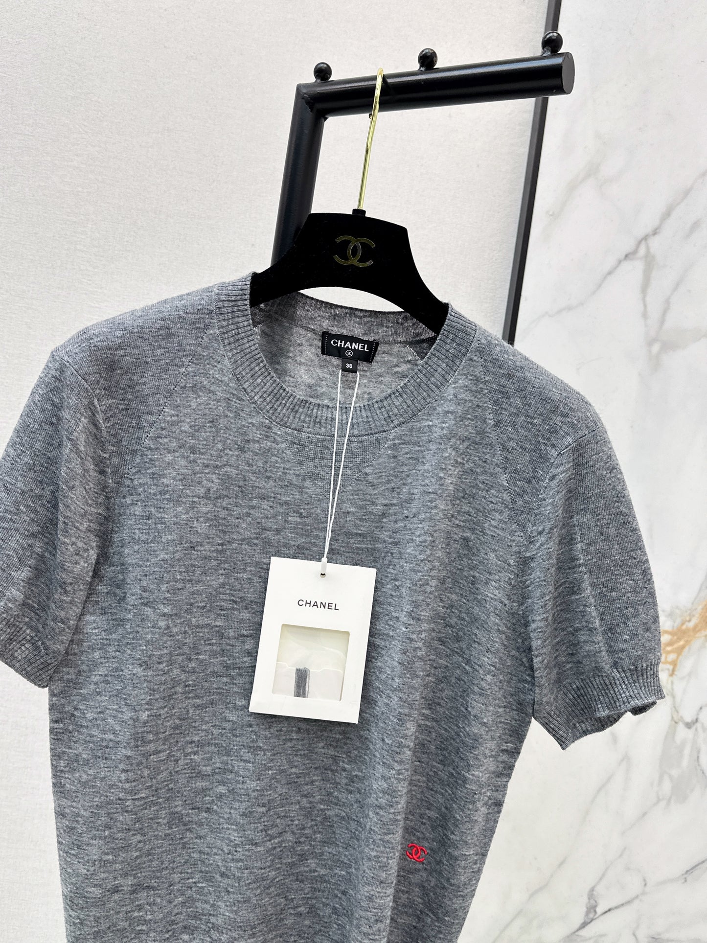 Knitted Short-Sleeve T-Shirt