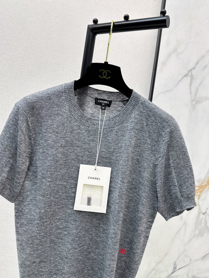 Knitted Short-Sleeve T-Shirt