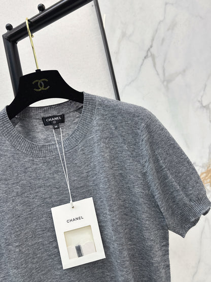 Knitted Short-Sleeve T-Shirt