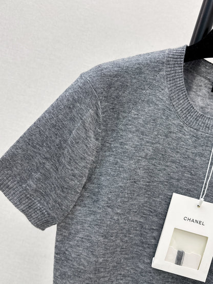 Knitted Short-Sleeve T-Shirt