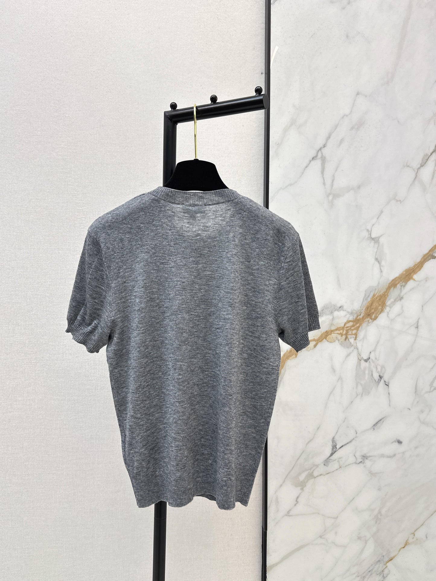 Knitted Short-Sleeve T-Shirt