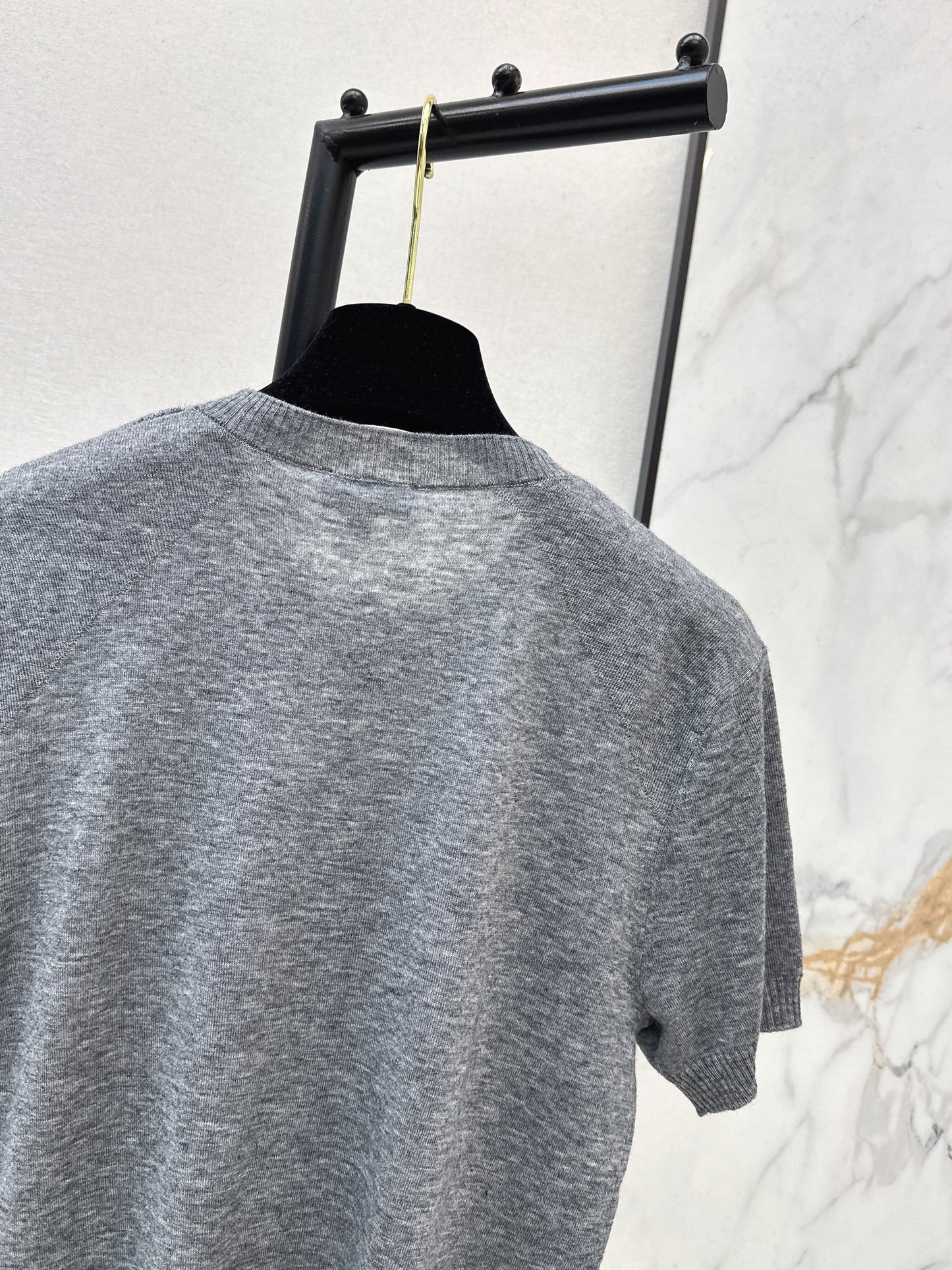 Knitted Short-Sleeve T-Shirt
