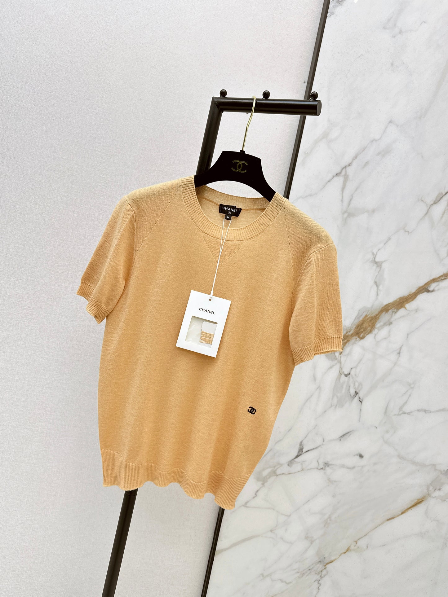 Knitted Short-Sleeve T-Shirt