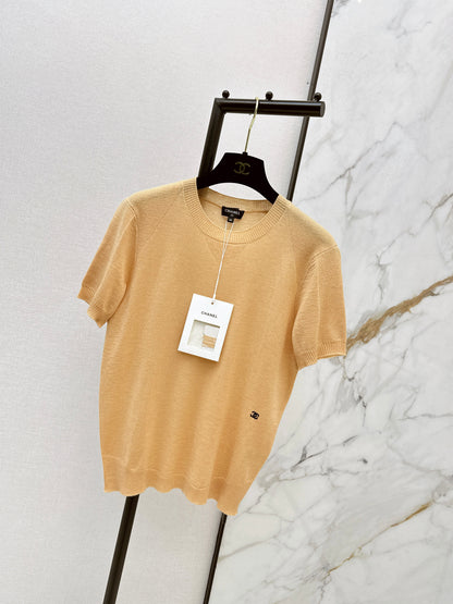Knitted Short-Sleeve T-Shirt