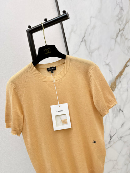 Knitted Short-Sleeve T-Shirt