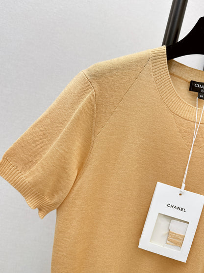 Knitted Short-Sleeve T-Shirt