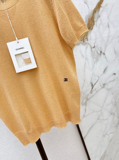 Knitted Short-Sleeve T-Shirt