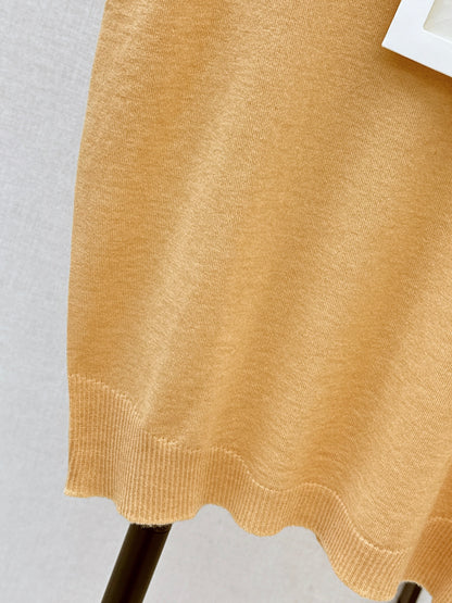 Knitted Short-Sleeve T-Shirt