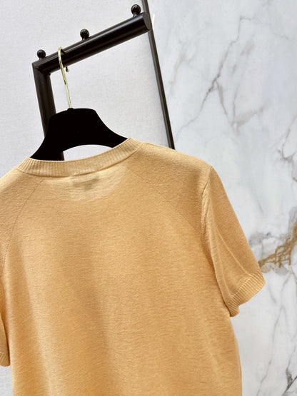Knitted Short-Sleeve T-Shirt