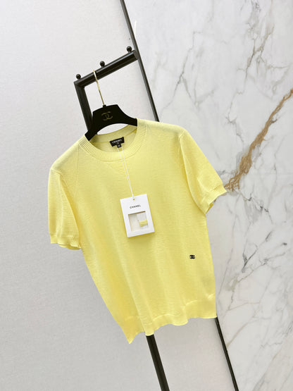 Knitted Short-Sleeve T-Shirt