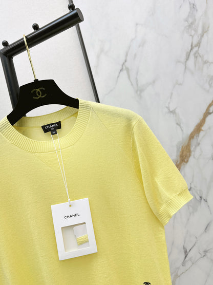 Knitted Short-Sleeve T-Shirt