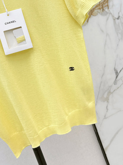Knitted Short-Sleeve T-Shirt