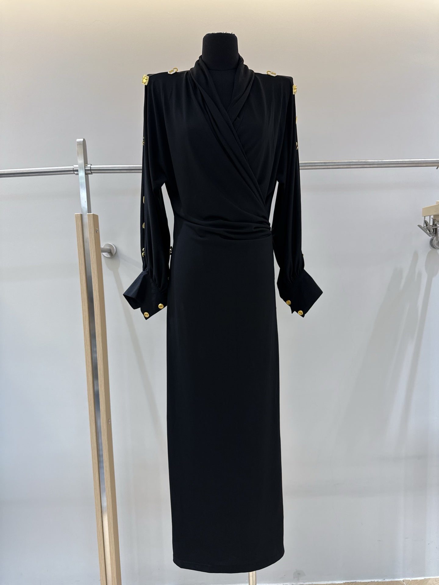 French-style belted slimming dress