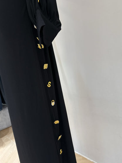 French-style belted slimming dress