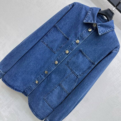 Logo Denim Shirt