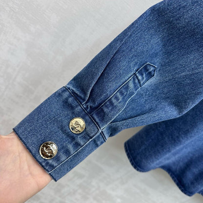 Logo Denim Shirt