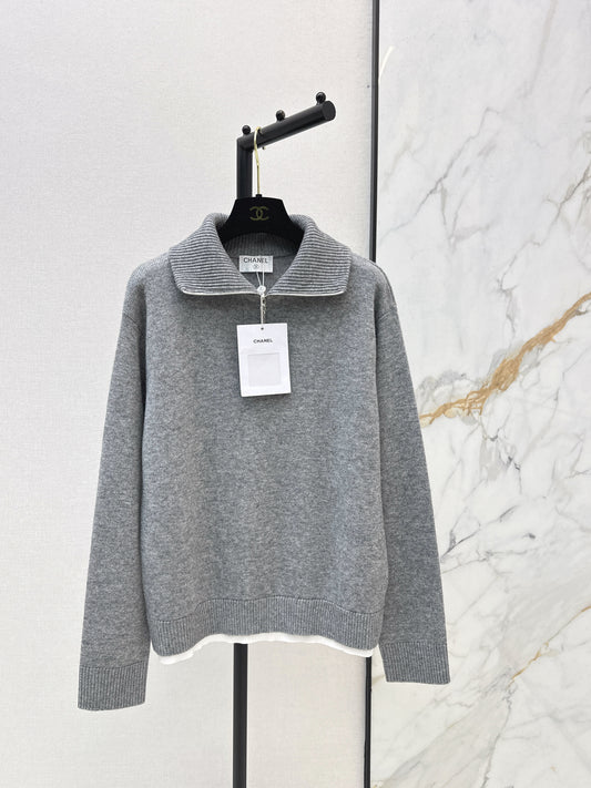 Half-open cardigan