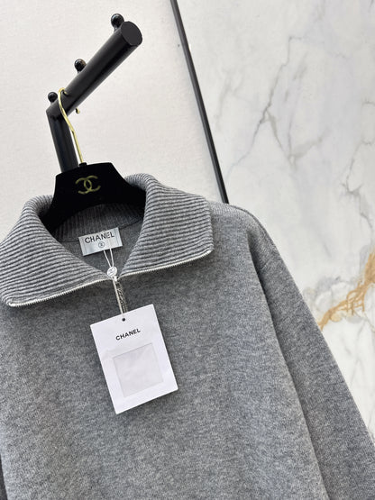 Half-open cardigan