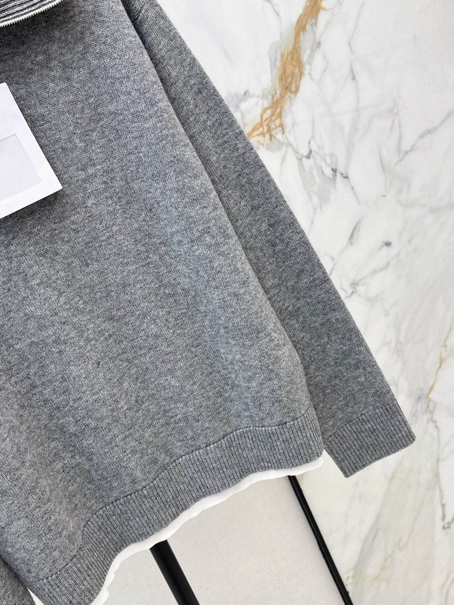 Half-open cardigan